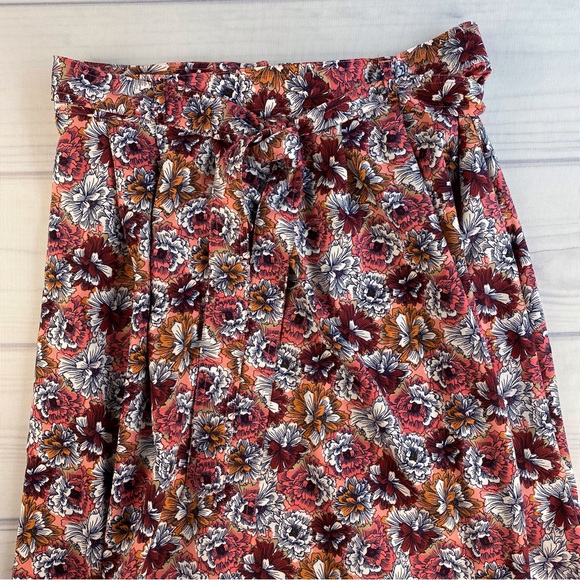 Banana Republic pleated floral skirt, women's size 10 - Picture 6 of 8